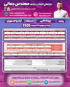 کارنامه قبولی پزشکی آزاد تهران سهمیه 25 درصد