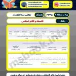 کارنامه قبولی فلسفه و کلام اسلامی